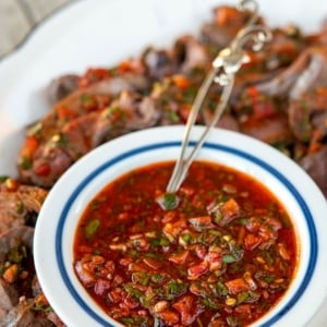 red chimichurri recipe