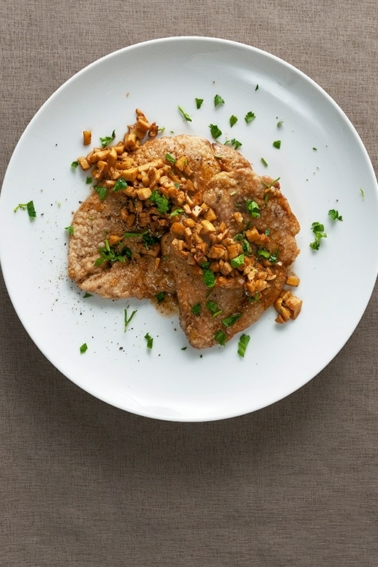 turkey marsala recipe on the plate