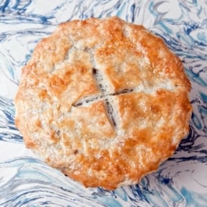 A finished pheasant pie