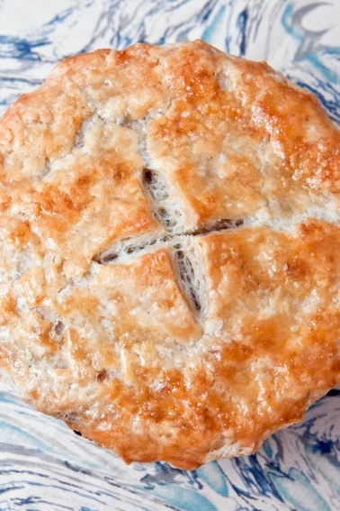 A finished pheasant pie