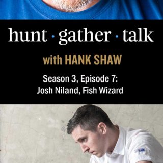 Hunt Gather Talk podcast art with Josh Niland