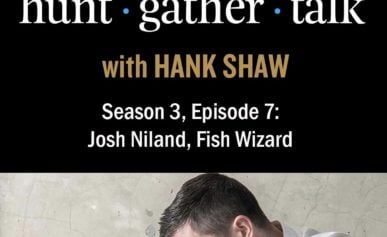 Hunt Gather Talk podcast art with Josh Niland