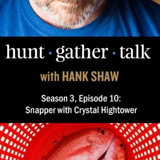 Hunt Gather Talk podcast art snapper episode