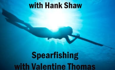 Podcast art for spearfishing episode.