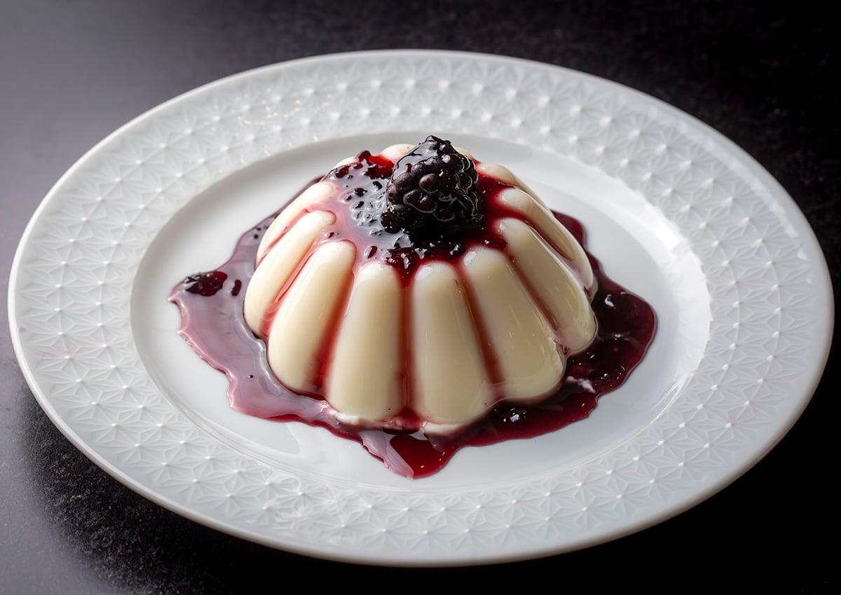 Panna Cotta with Berry Sauce (VIDEO) 