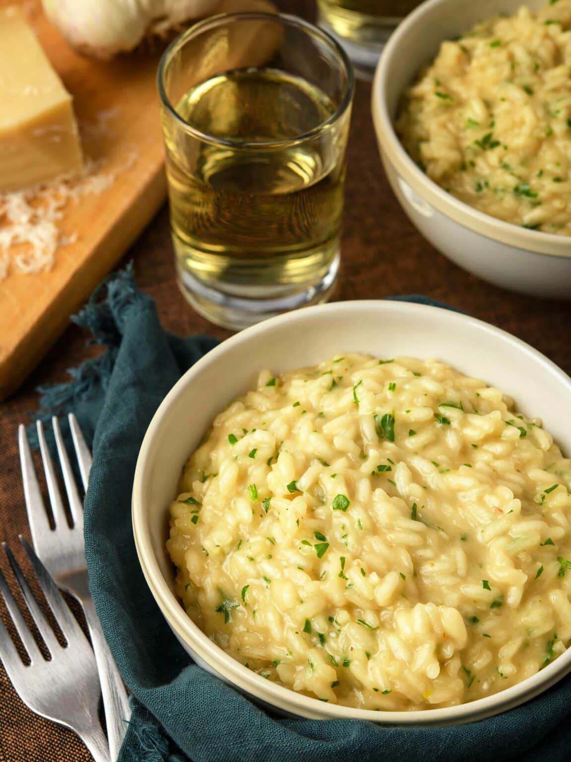 Garlic Parmesan Risotto Hunter Angler Gardener Cook