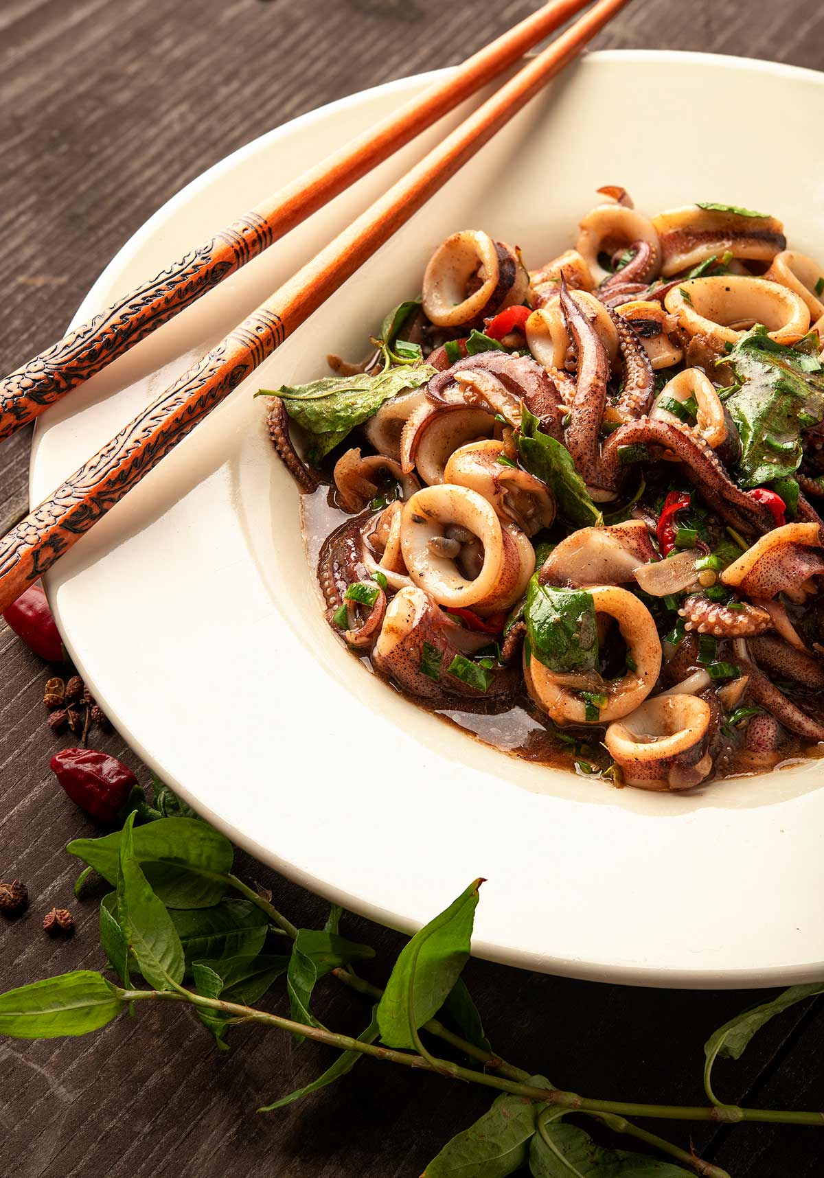 Squid Stir Fry Recipe - Stir Fried Squid | Hank Shaw